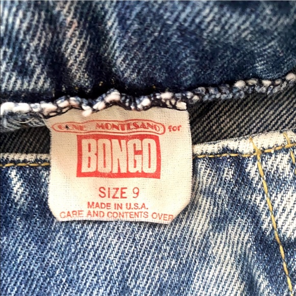 Bongo 90’s Acid Wash Denim Vintage Mini Skirt - Picture 5 of 8